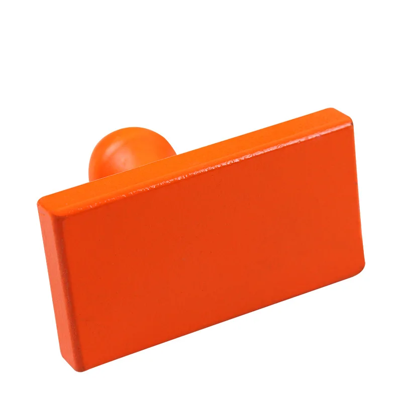 Пазл Монтессори разных цветов объемная ручка для обучения детей Детский