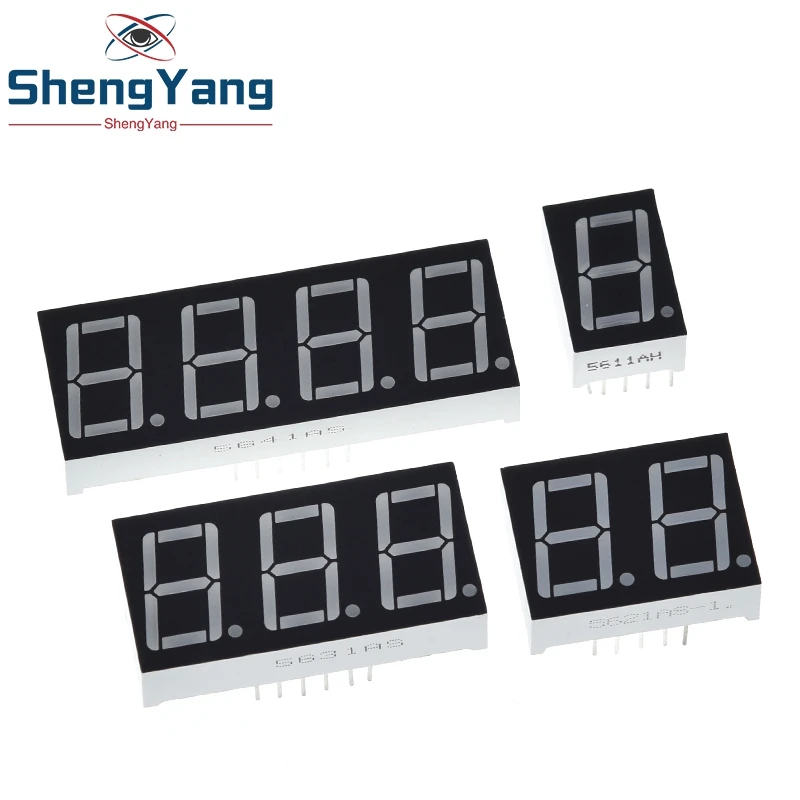 7-сегментный светодиодный дисплей 0 56 дюйма 1 бит/2 бит/3 Бит/4-битная цифровая