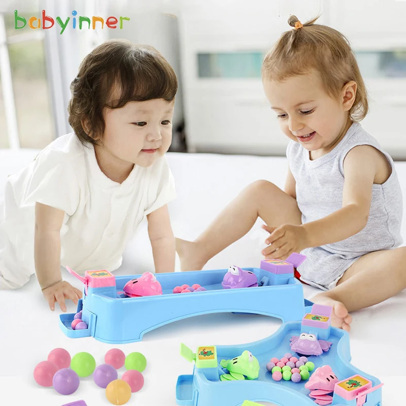 Детские Игрушки для раннего развития babyinside веселая маленькая лягушка настольные