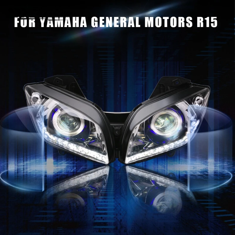 Для Yamaha YZF R15 YZF-R15 V2 2011-2016 светодиодная передняя фара для мотоцикла в сборе