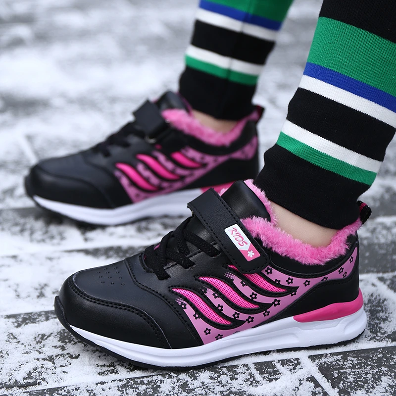 Зимняя детская обувь Детские кроссовки Кроссовки для бега Водонепроницаемые