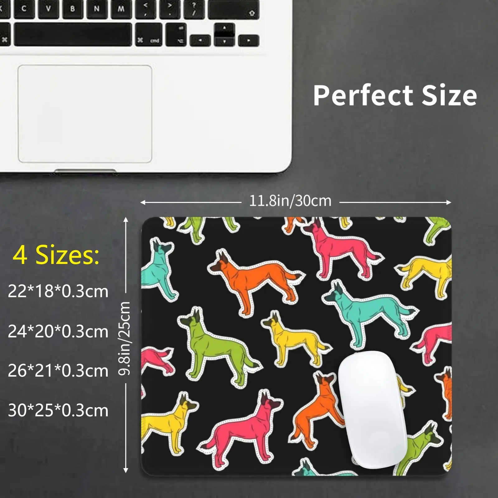 

Коврик для мыши с рисунком животных, пастушек, животных