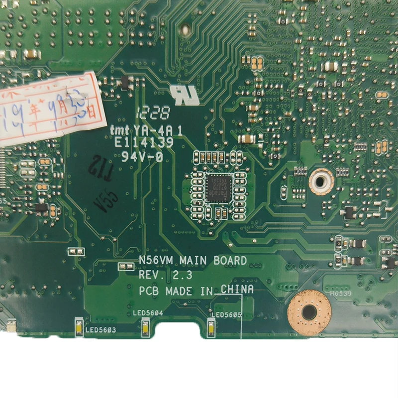 N56VM материнская плата для ноутбука Asus N56V N56VJ N56VZ N56VM Материнская плата ноутбука GT635M GT630M 2G REV2.3 HM76 DDR3 материнская плата Тесты