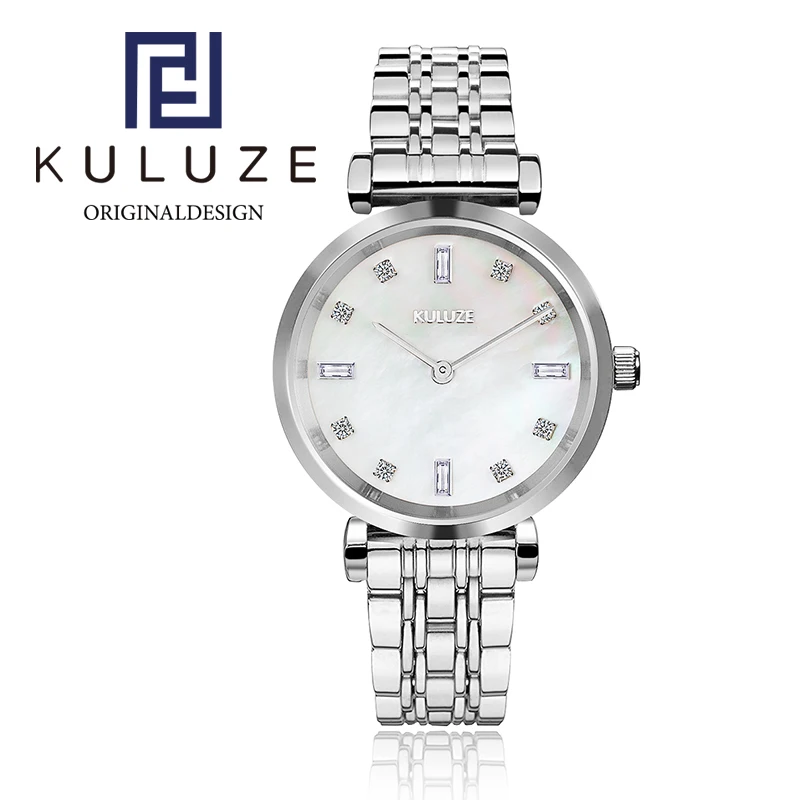 KULUZE Fashion WomanWatch Luxury Brand Ladies Diamonds Watches Japan Quartz Movement Star Design Starry Sky Watch Gift For Woman