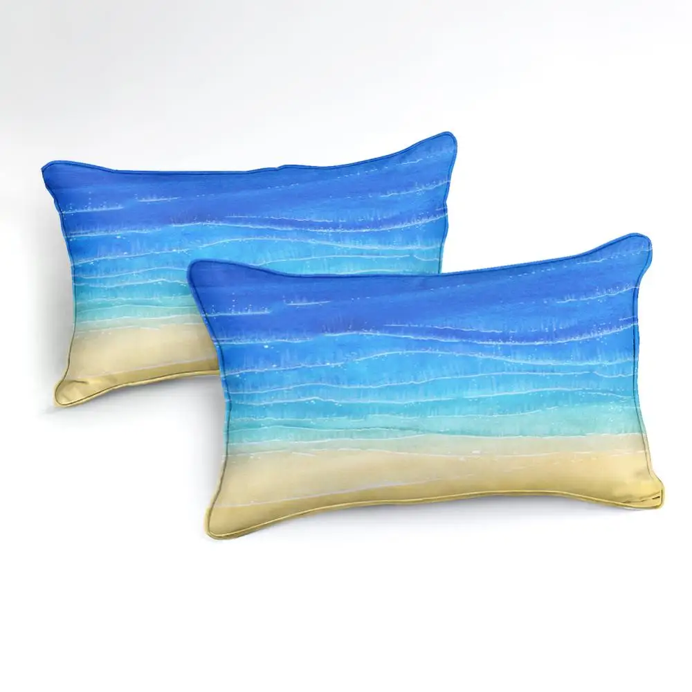 Beach Ocean quilt cover set 3D Duvet Cover kids teen Bedclothes queen single home textiles Bedding King size 3pcs | Дом и сад