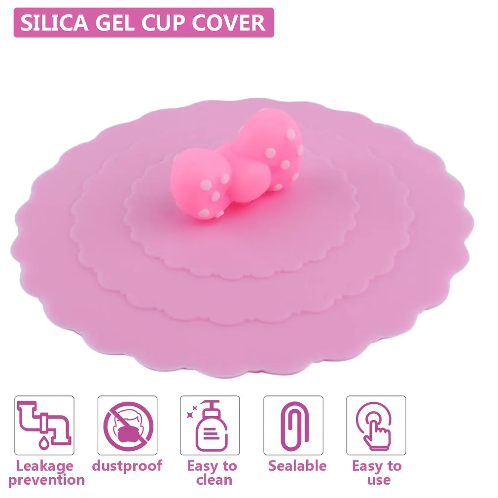 PREUP прекрасная Анти пыль силиконовая фруктовая Стеклянная Кружка Крышка