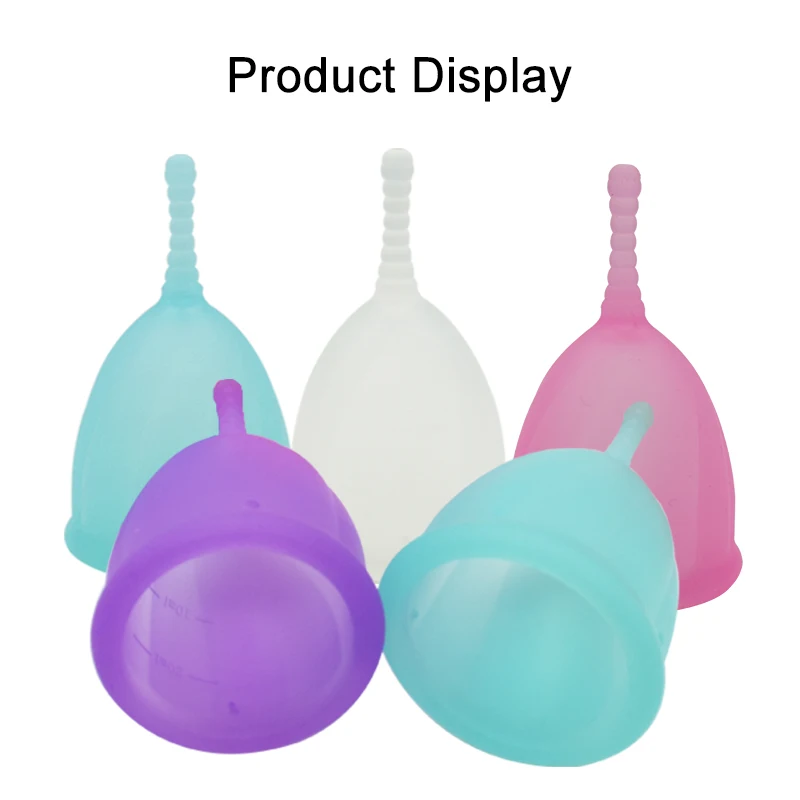 Новейшая чашка с бриллиантами медицинская силиконовая менструальная женская