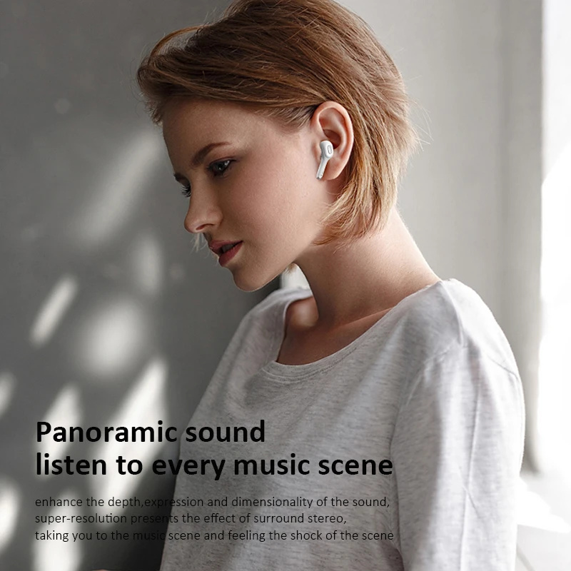 Беспроводные наушники Robotcube T9S Tws Bluetooth 5 0 мини с микрофоном и зарядным устройством