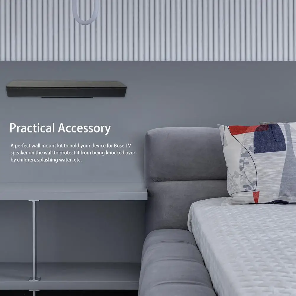 

Speaker Wall Mount Kit Wall Holder Bracket Forbose TV Speaker Easy To Install 3mm Steel Precision Design Forbose TV Speaker