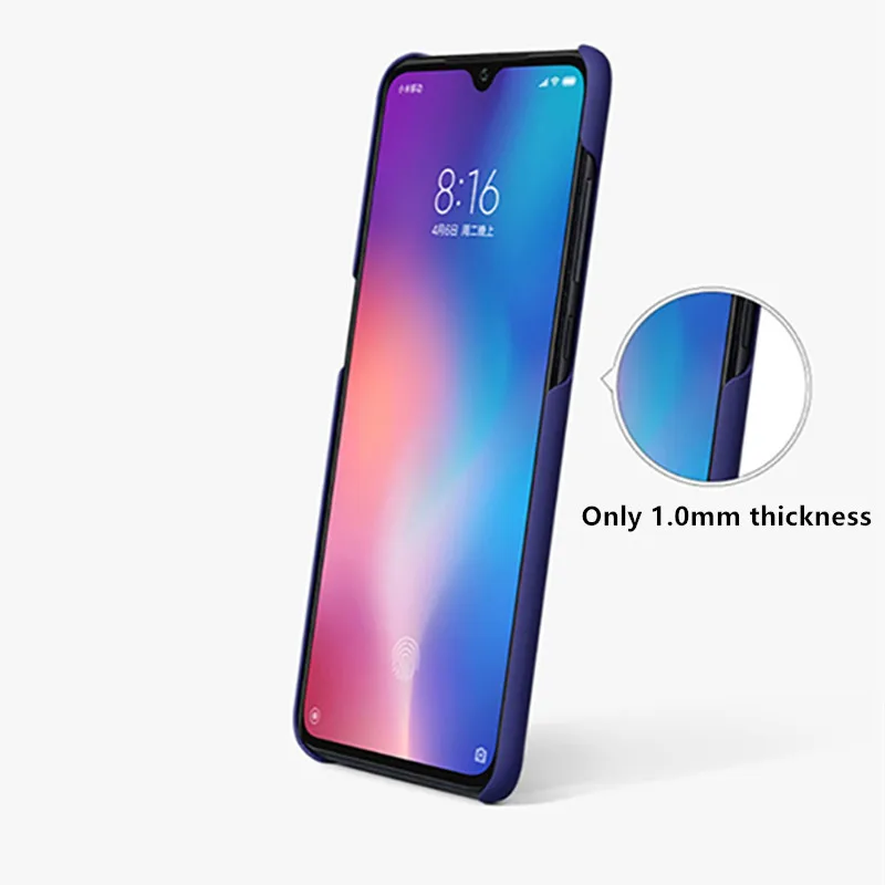 Xiaomi Mi 9 чехол противоударный PC Браслет-держатель задняя крышка для Xiaomi Mi 9 телефон защитный чехол Официальный логотип Funda