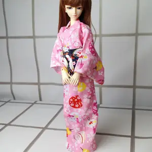 OOAK японский стиль Розовое Кимоно Платье для 14 17 