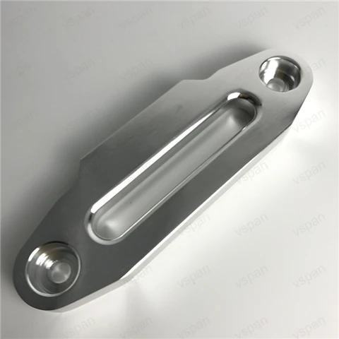 silver-Upgrade 152 мм серебро/черный алюминий Hawse Fairlead 4500lbs лебедка Fairlead для синтетического каната Fairlead 4WD 4X4 восстановление ATV аксессуары - Название цвета: silver-Upgrade