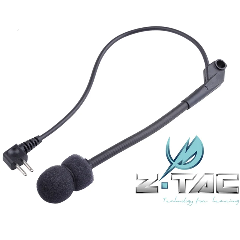 Z Tactical Softair COMTAC II Гарнитура микрофон запчасти охотничьи военные наушники ZTac аксессуары для страйкбола микрофон Замена Z040