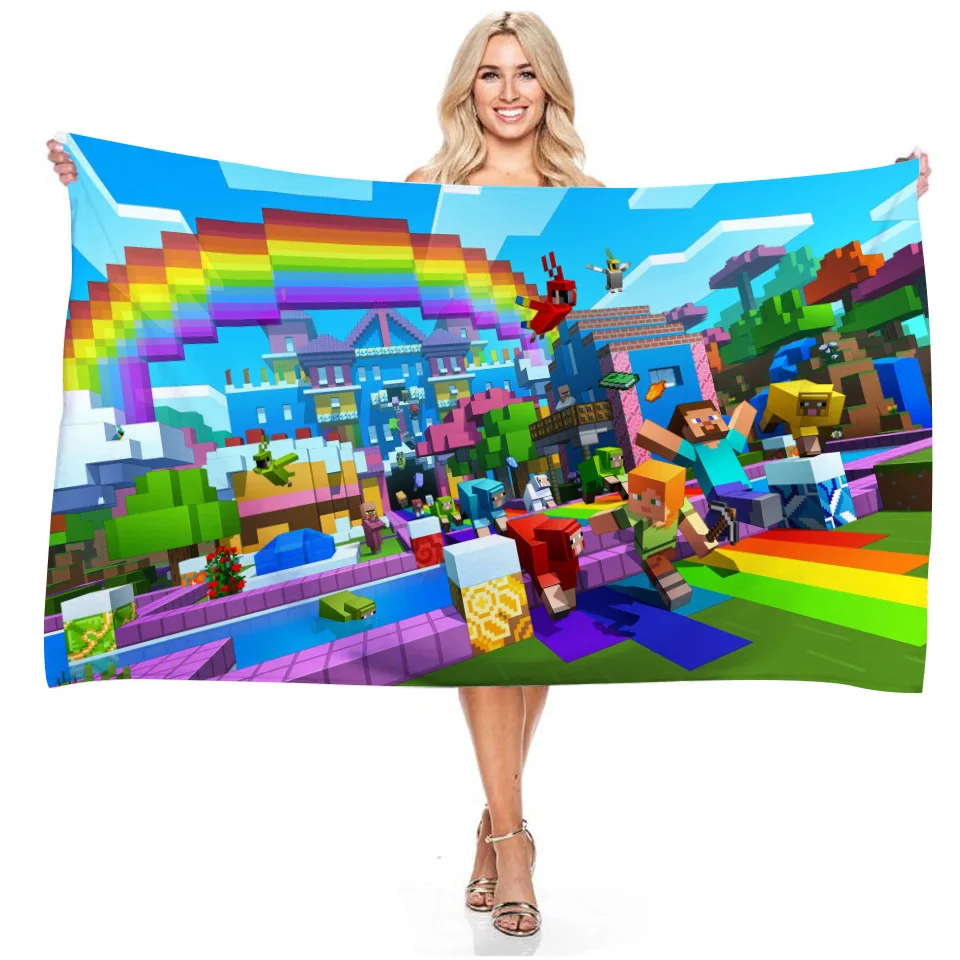 

Bath Towel Craft Beach Towel Microfiber Towel Quick Dry Outdoor Water Sports Towel Swimming Camping Surf Towels Portable