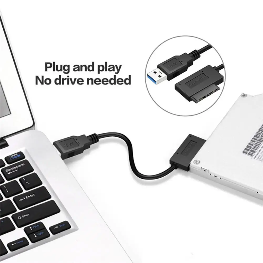 Slimline SATA для USB 3 0 SATA7 + 6 13 Pin Sata кабель CD линия записи драйвера HDD