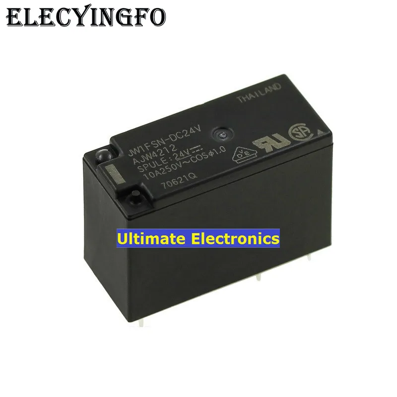 

5PCS Power relay JW1FSN-DC24V AJW4212 10A/250VAC