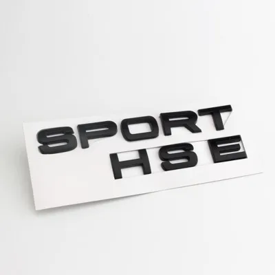5X Новый хром матовый серебристый черный спортивный HSE большой сапожок с буквой