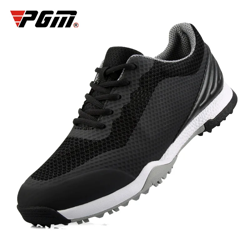 Golf Shoes Men Waterproof Breathable Sneakers Lightweight Non-slip Spiked Shoes Sports Training PGM Casual Shoes