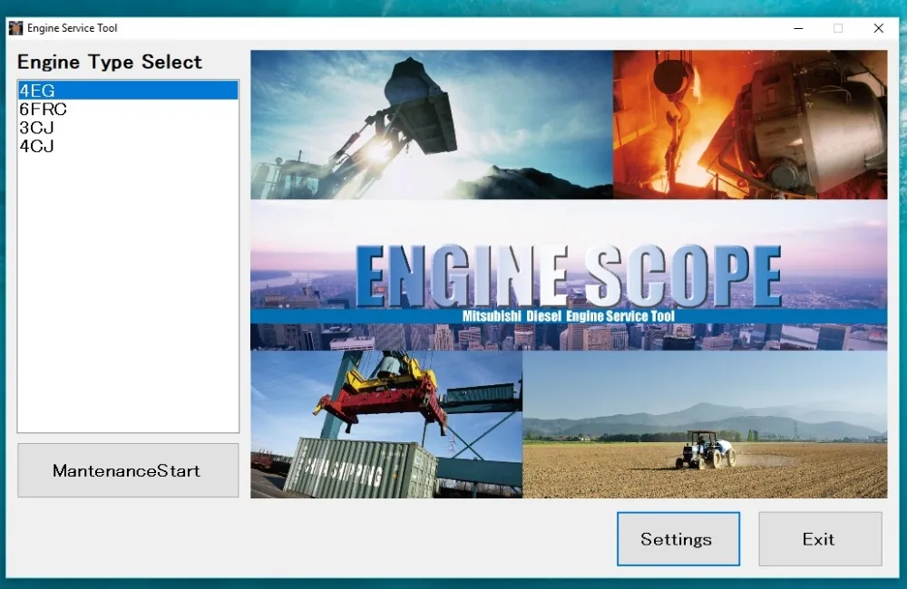 Прибор для обслуживания дизельного двигателя + генератор ключей Mitsubishi |