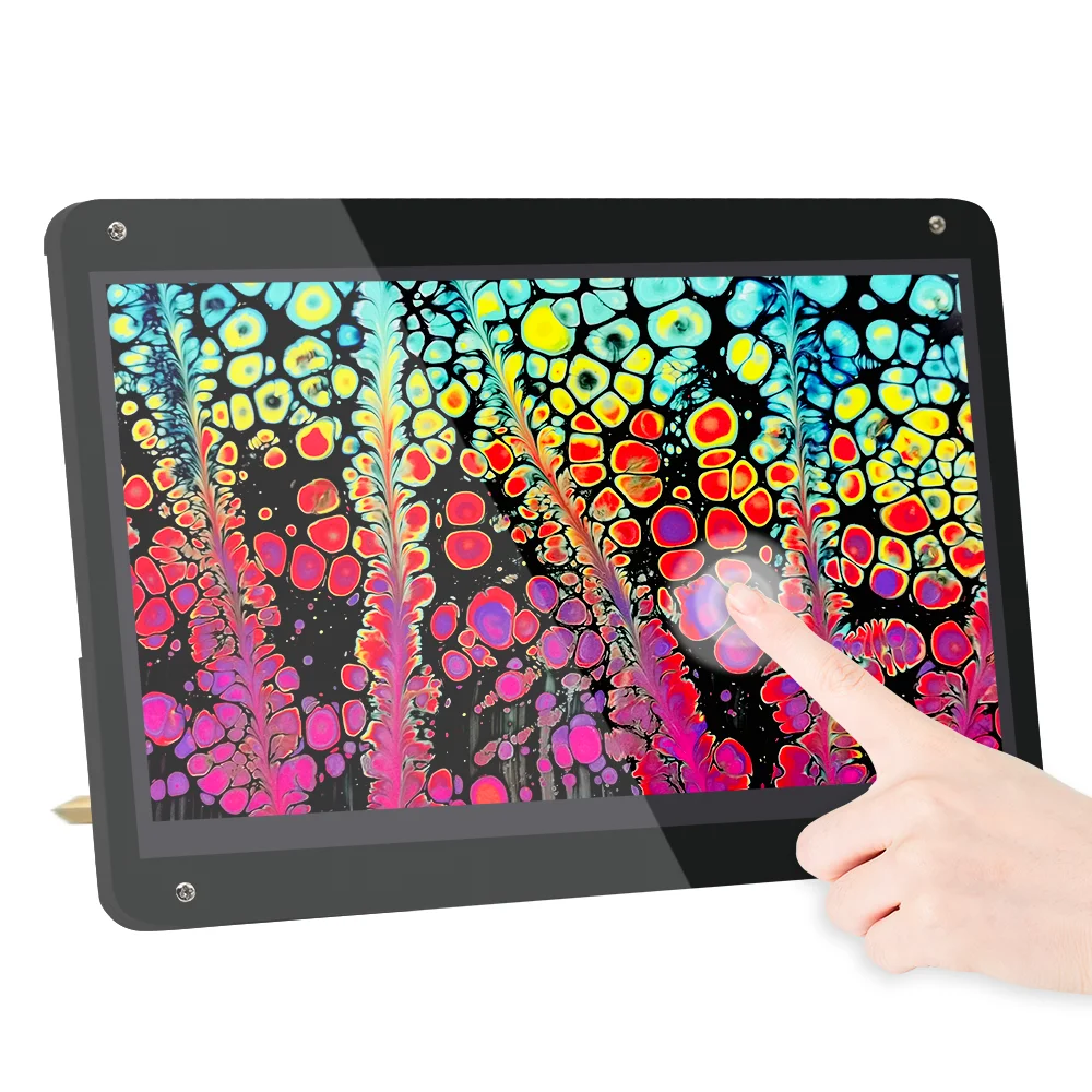 Емкостный сенсорный экран 7 дюймов чехол 800x48 портативный дисплей Ultra HD поддержка