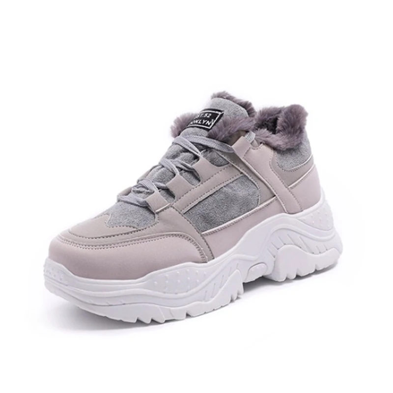 Женская Повседневная обувь коллекция 2019 года Модные женские кроссовки из флока