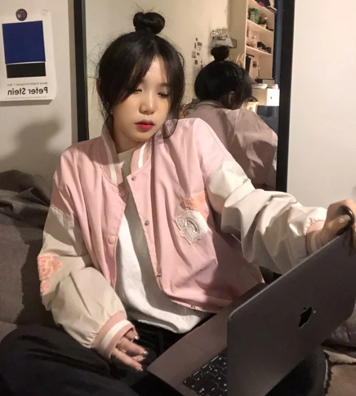 Двухслойный чехол новинка 2021 студенческий пиджак Топ | Женская одежда