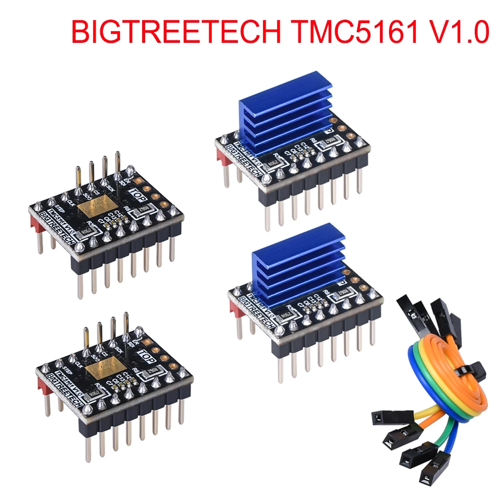 BIGTREETECH TMC5161 V1.0 SPI шаговый двигатель встроенный драйвер MOSFET 3d принтер запчасти VS TMC2209 TMC2130 TMC5160 для SKR V1.3 PRO