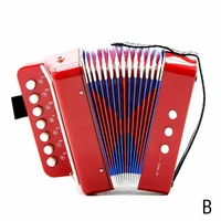7 keys 3 buttons miniature accordion for aged 5 and music button instrument kids children kids toy up supplies study q2y7