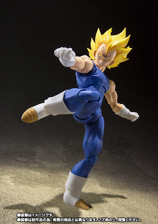 Аниме Dragon Ball Z Super Saiyan моделирование MaJin Вегета совместный подвижный ПВХ фигурка
