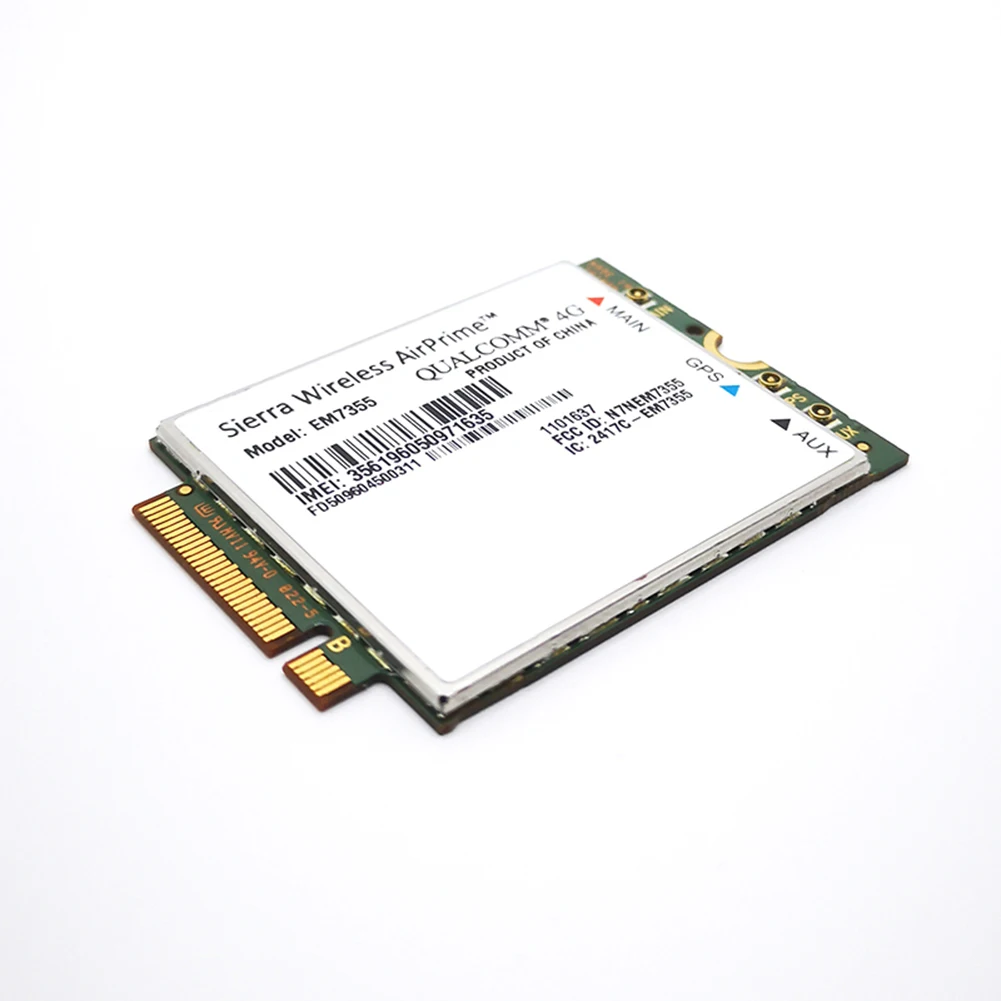 Sierra беспроводной AirPrime EM7355 Gobi 5000 4G LTE модуль NGFF WWAN карта для AT&T|Аксессуары батарей| |