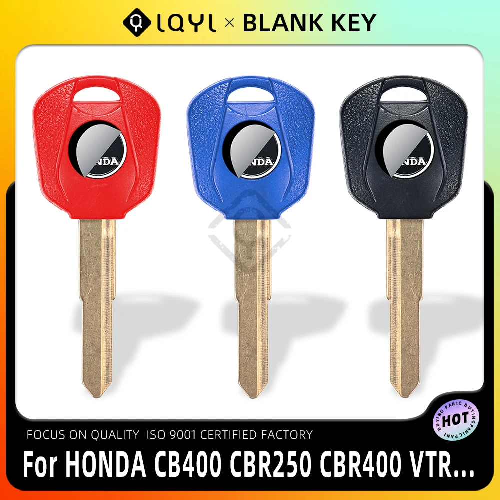 Новый Чистый ключ LQYL для замены неразрезанных ключей мотоцикла HONDA CB400 VTR250 CB-1 VT250