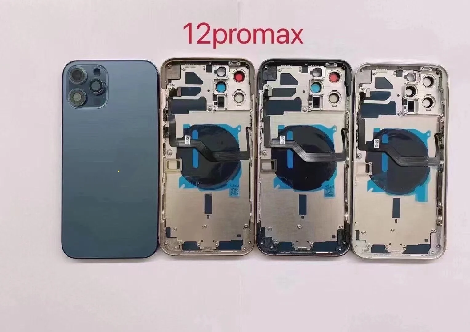 

Back Cover Middle Frame Chassis with Flex Cable Assembly for iPhone 12 12 Mini Rear Housing Middle Frame Chassis for iPhone 12