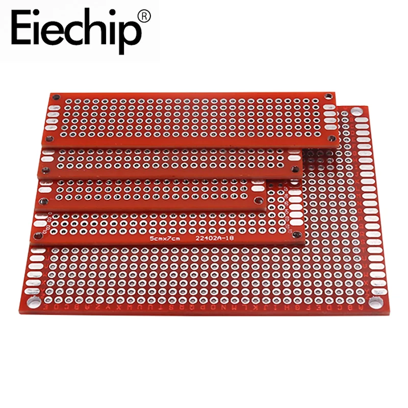 2x8 3x7 4x6 5x7 7x9cm double side prototype pcb board Universal Printed circuit board pcb prototype layout boards New Breadboard