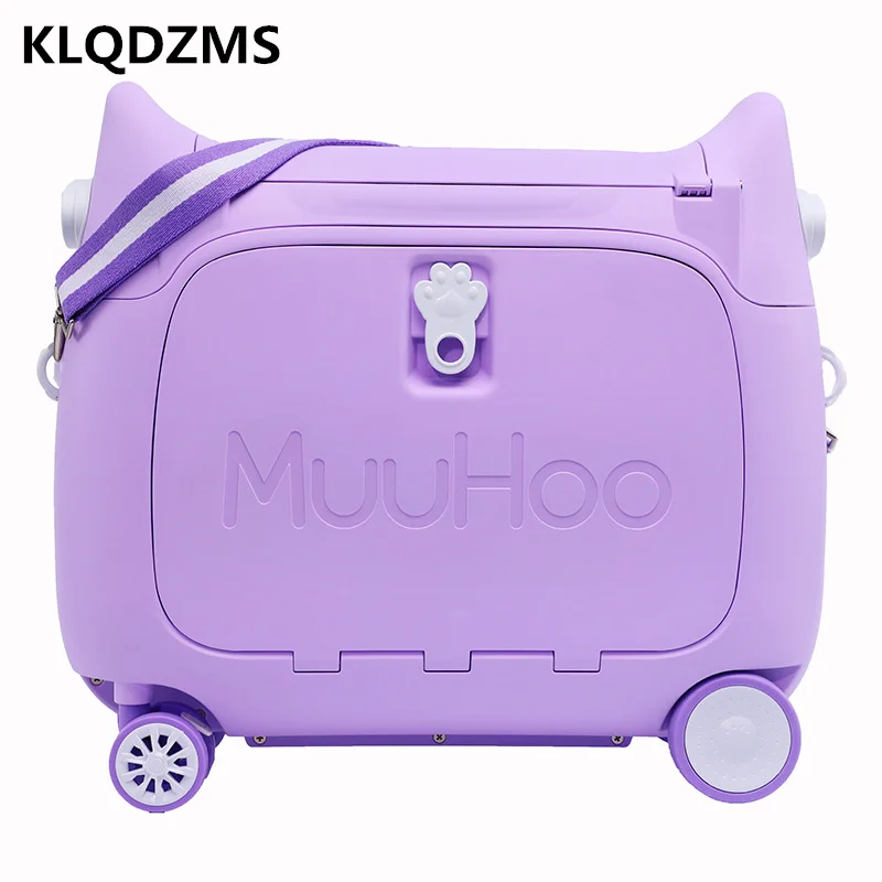 Детский многофункциональный чехол на колесиках KLQDZMS чемодан 20 дюймов мультяшный