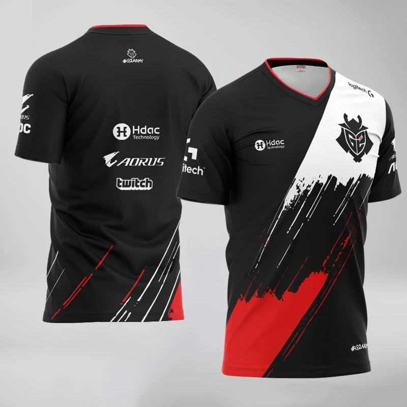 Футболка G2 для игры в Киберспорт футболка LOL CSGO Top Team Pro Player мужская и женская