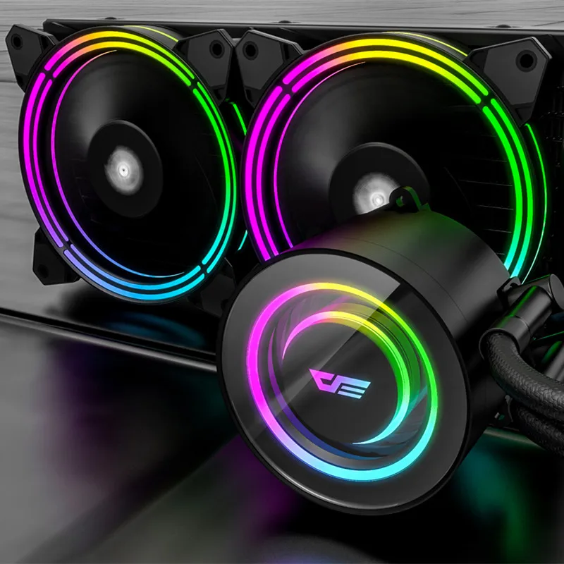 Кулер для воды Darkflash CPU интегрированный walter кулер argb радиатор водяного охлаждения