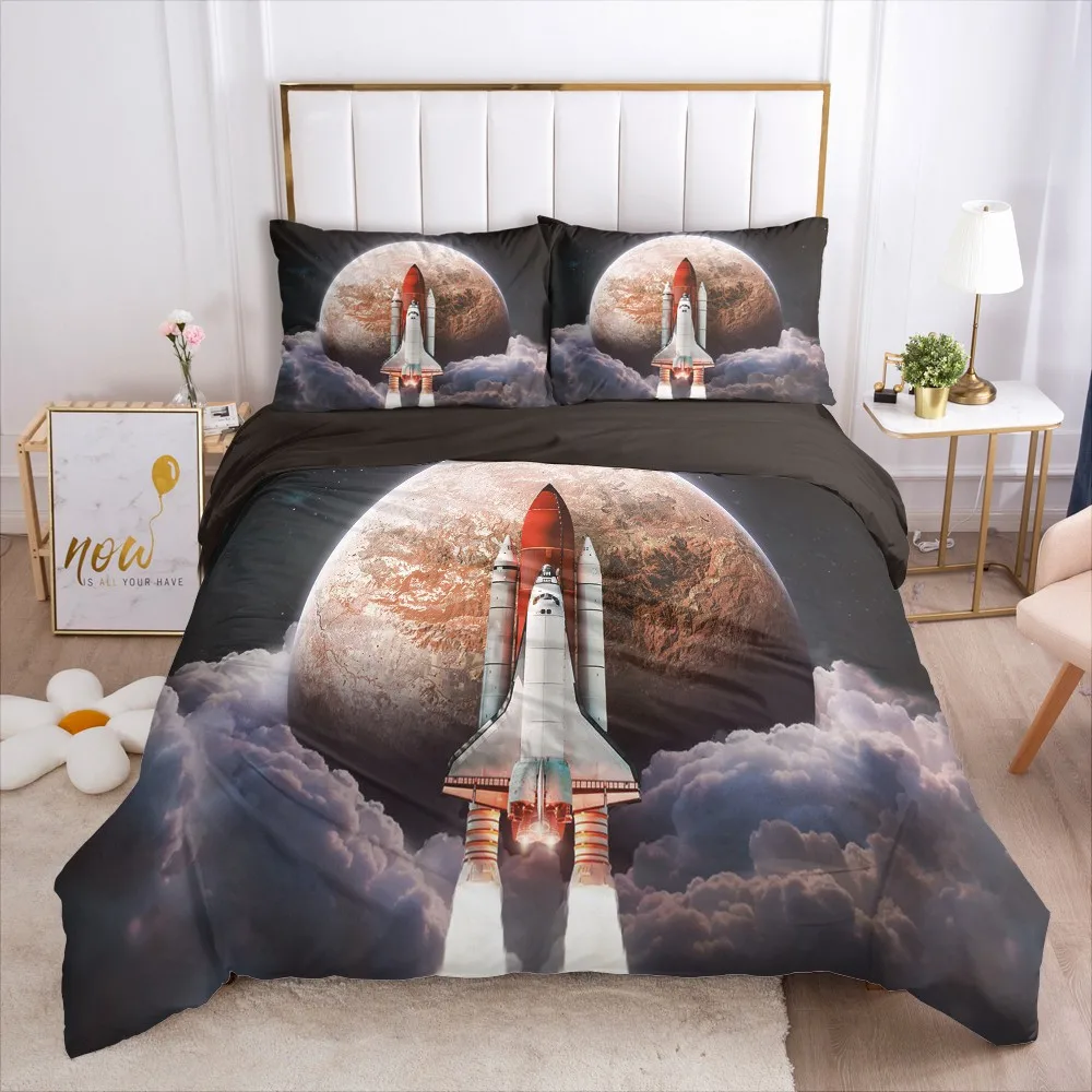 3D Custom Bedding Sets Flower Plant Duvet Quilt Cover Set Comforter Bed Linens Pillowcase King Queen Full Double Home Texitle | Дом и сад