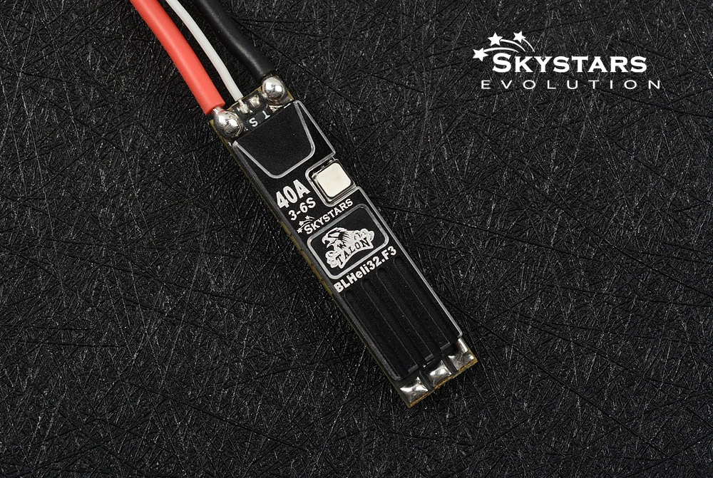 4PCS Skystars Slim40A 40A Blheli_32 F3 MCU 3-6S Бесщеточный регулятор скорости для QAV 170-330 RC для моделей гоночных FPV, аксессуары хорошего качества.