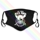 5FDP Five Finger Death Punch Skull Army Logo моющаяся многоразовая маска с 2 фильтрами PM2.5 5 слоев