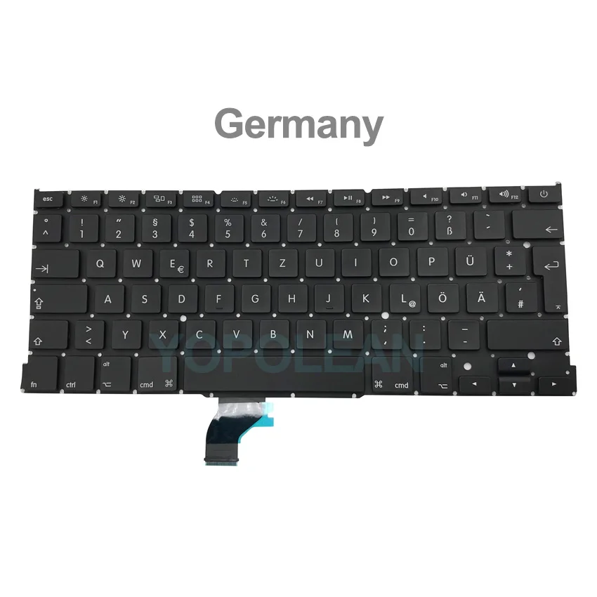 Сменная клавиатура A1502 для Macbook Pro Retina 13 дюймов a1502 английская французская