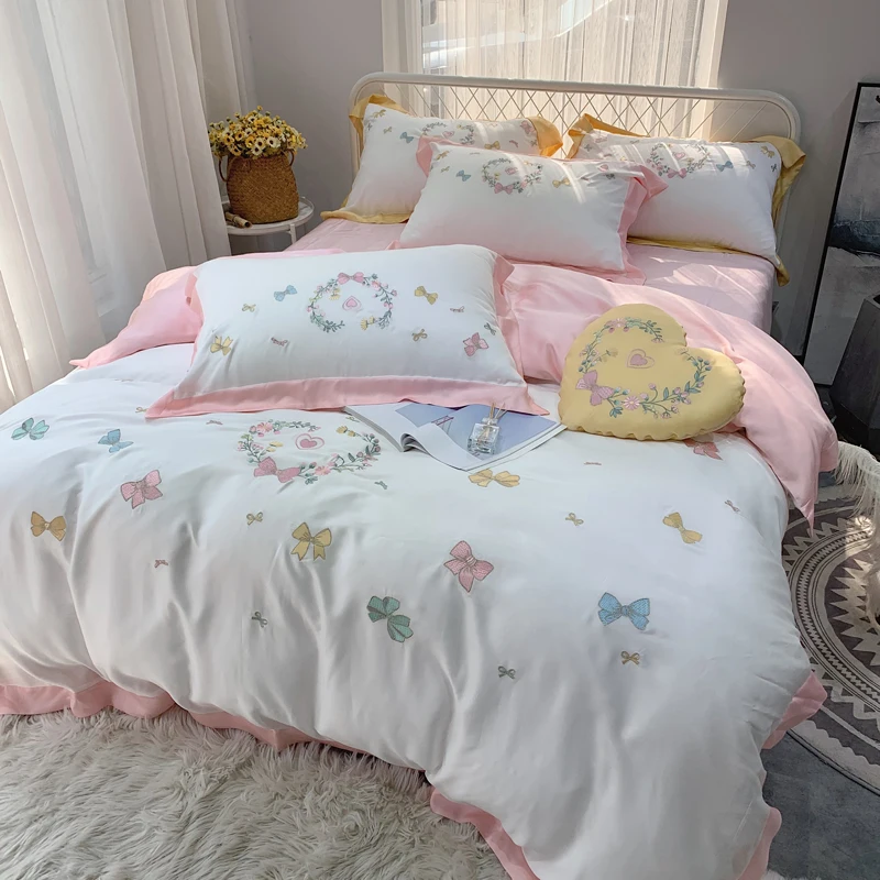 Комплект постельных принадлежностей для девочек 2020 постельное белье из tencel с