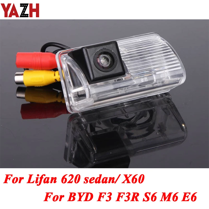 YAZH 170 градусов камера заднего вида/для BYD F3 F3R S6 M6 E6 для Lifan 620 X60 HD CCD