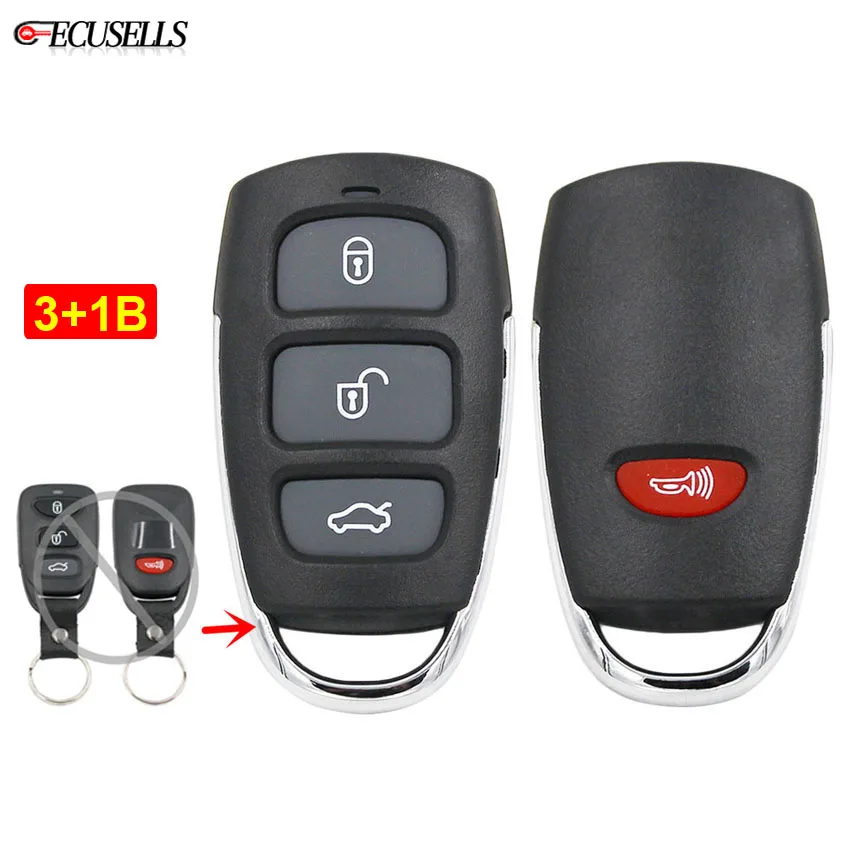 3 + 1/4 кнопка дистанционного ключа автомобиля чехол Корпус для Hyundai Elantra Sonata i10 Kia