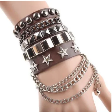 EXO модные тенденции выработки Многослойные браслеты винтажные личность широкий