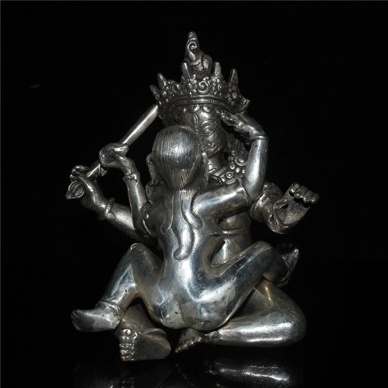 

Китайские посеребренные украшения счастливого Будды