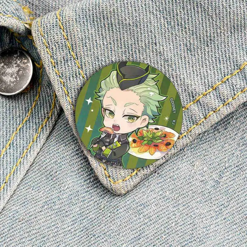 

Twisted Wonderland Tinplate Badge Twisted Wonderland Badge Badge Clothes Backpack Hanging Accessories
