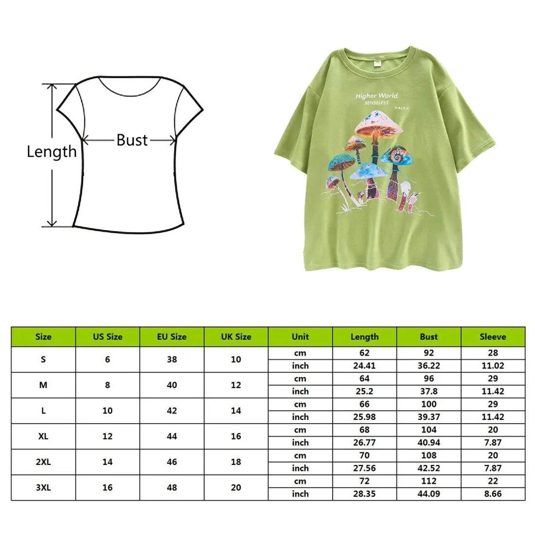

Plus Size Summer Print Women's Clothing Colorful Girl Tee Fashion Short Sleeve Women T-shirt Harajuku Casual O Neck Vintage top