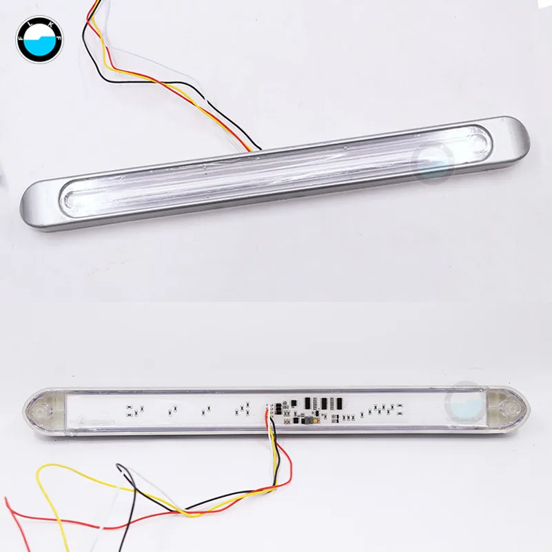 2pcs Waterproof 72LED light guide two-color water steering taillights ATV Trailer Truck LED Tail Light Lamp Car Taillight Revers |