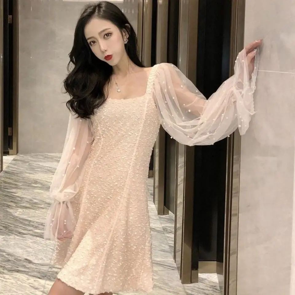 

Autumn and winter 2021 new fashion sexy slim dress