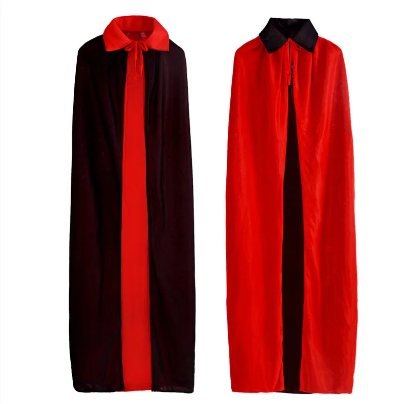 Бесплатная доставка 2020 Хэллоуин Черный Красный вампирская накидка Дракула